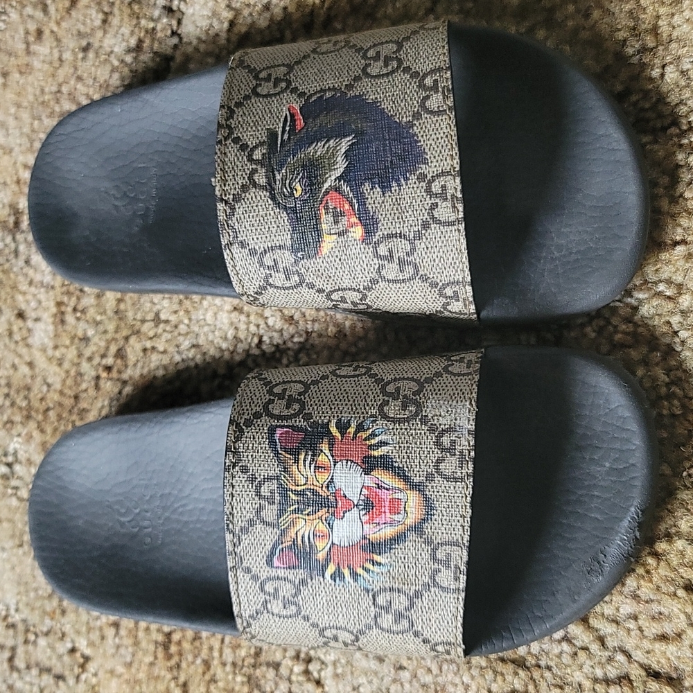 Boys Gucci Slides